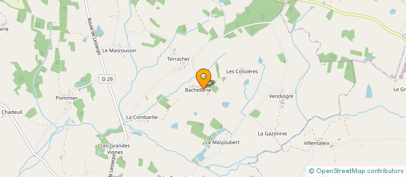 localisation de l'entreprise MONSIEUR GAVIN JOHN BANNS à SAULGOND