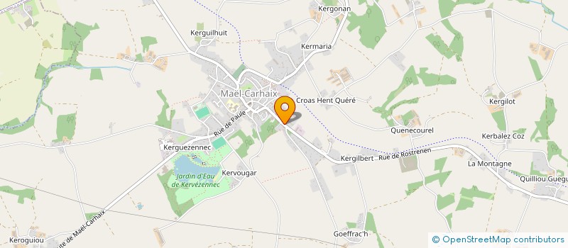 localisation de l'entreprise MONSIEUR GAVIN LAWLEY  MAEL-CARHAIX