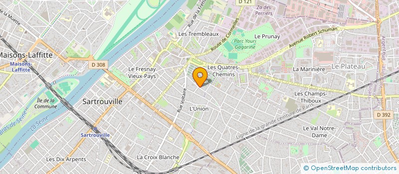 localisation de l'entreprise MONSIEUR GAVRIL DAVID à SARTROUVILLE