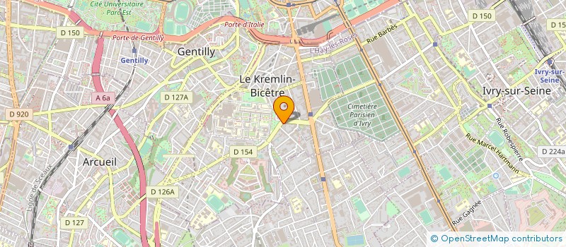 localisation de l'entreprise MONSIEUR GAVRIL NICOARA  LE KREMLIN-BICETRE