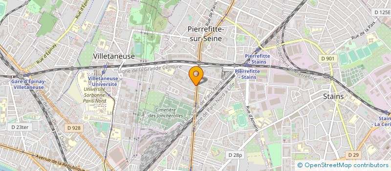 localisation de l'entreprise MONSIEUR GAVRILA CRISTUREAN à PIERREFITTE-SUR-SEINE