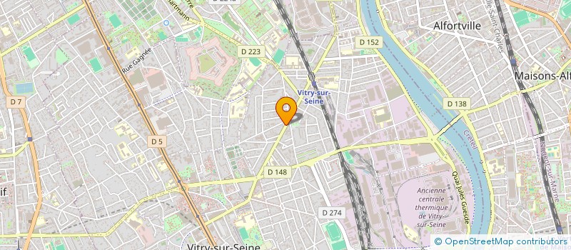 localisation de l'entreprise MONSIEUR GAVRILA DUMITREAN à VITRY-SUR-SEINE