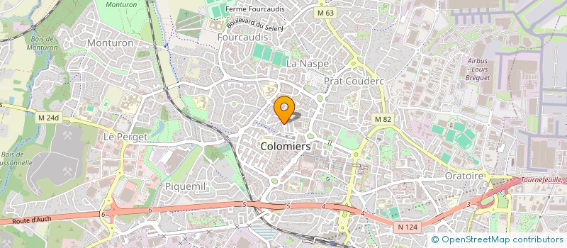 localisation de l'entreprise MONSIEUR GAWAD REZAII à COLOMIERS
