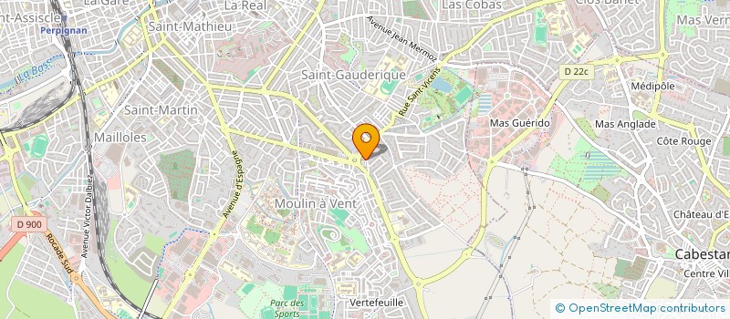 localisation de l'entreprise MONSIEUR GAYA OUKARA à PERPIGNAN