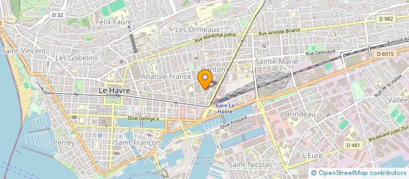 localisation de l'entreprise MONSIEUR GAYBE COEURDOUX  LE HAVRE