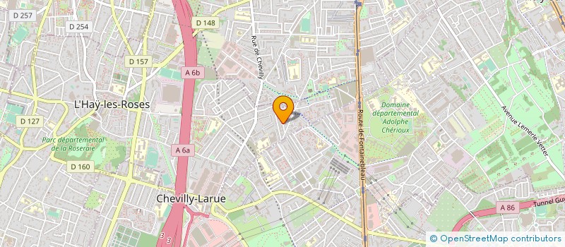 localisation de l'entreprise MONSIEUR GAYE ABOU AHMAD SECK  L'HAY-LES-ROSES