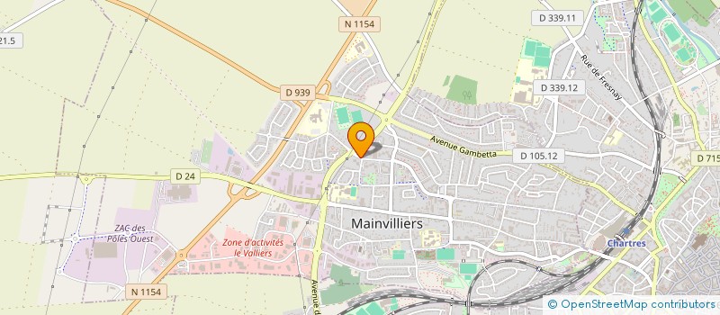 localisation de l'entreprise MONSIEUR GAYE CAMARA à MAINVILLIERS