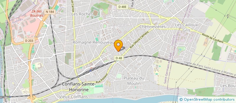 localisation de l'entreprise MONSIEUR GAYE CAMARA  CONFLANS-SAINTE-HONORINE