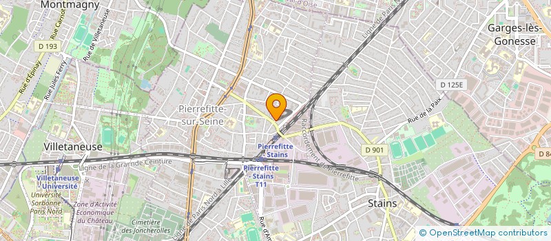 localisation de l'entreprise MONSIEUR GAYE DIALLO  PIERREFITTE-SUR-SEINE