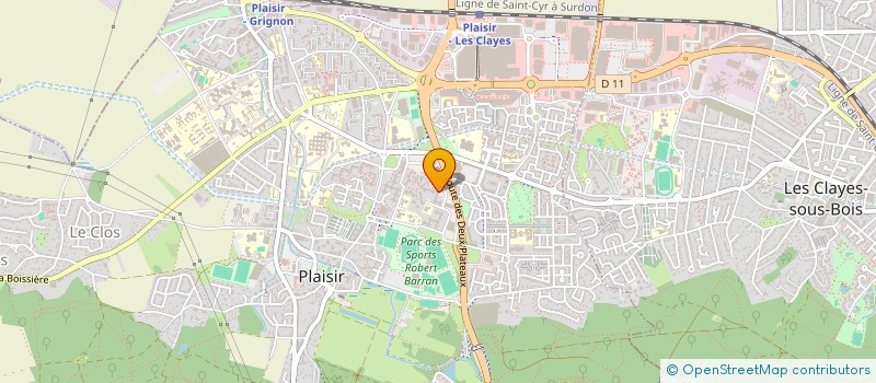 localisation de l'entreprise MONSIEUR GAYE KORERA à PLAISIR