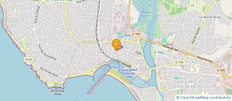 localisation de l'entreprise MONSIEUR GAYLOR CLEMENT  SAINT-GILLES-CROIX-DE-VIE
