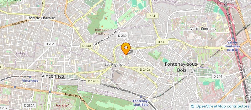 localisation de l'entreprise MONSIEUR GAYLOR CONRY à FONTENAY-SOUS-BOIS
