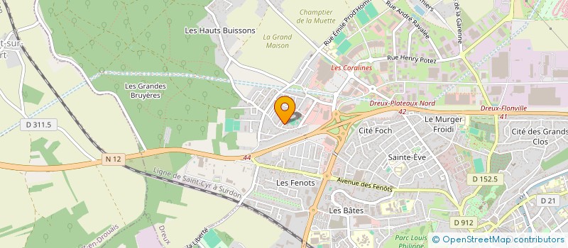 localisation de l'entreprise MONSIEUR GAYLOR GENTIL à DREUX