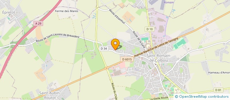 localisation de l'entreprise MONSIEUR GAYLOR LENORMAND  SAINT-ROMAIN-DE-COLBOSC