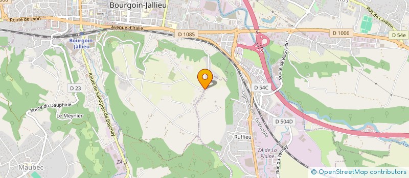 localisation de l'entreprise MONSIEUR GAYLOR LOCHEE à BOURGOIN-JALLIEU