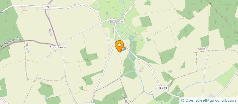 localisation de l'entreprise MONSIEUR GAYLORD BERTHE  VERDON