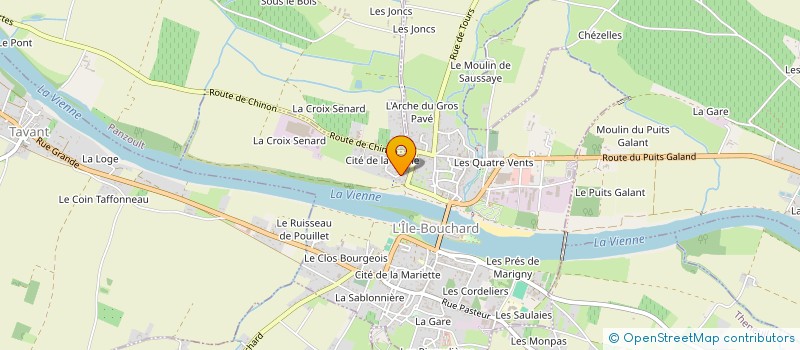 localisation de l'entreprise MONSIEUR GAYLORD DOLD  L'ILE-BOUCHARD