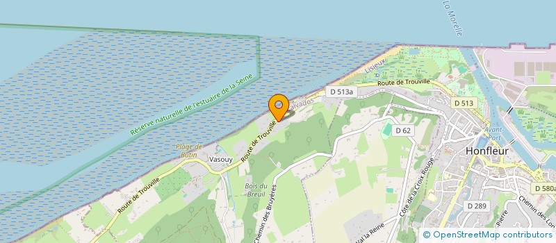 localisation de l'entreprise MONSIEUR GAYLORD DONNEGER  GENNEVILLE