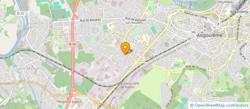 localisation de l'entreprise MONSIEUR GAYLORD FENIOU à ANGOULEME