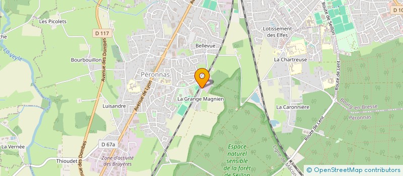 localisation de l'entreprise MONSIEUR GAYLORD JOMAIN  PERONNAS