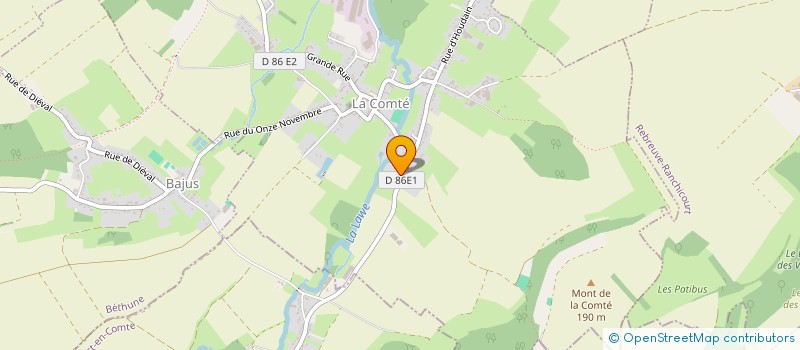 localisation de l'entreprise MONSIEUR GAYLORD KEMP  LA COMTE