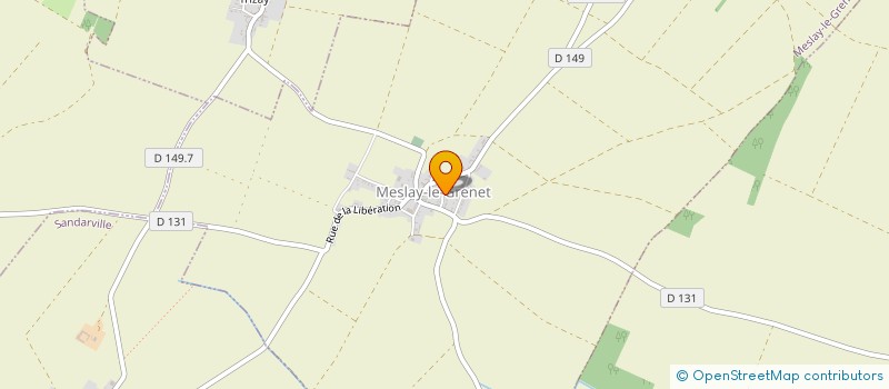 localisation de l'entreprise MONSIEUR GAYLORD MARCHET à MESLAY-LE-GRENET