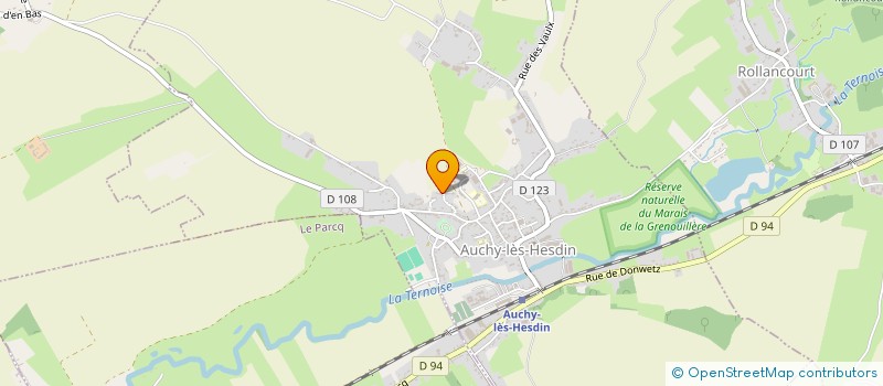 localisation de l'entreprise MONSIEUR GAYLORD PRUVOT  AUCHY-LES-HESDIN