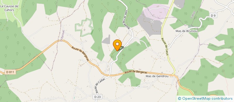 localisation de l'entreprise MONSIEUR GAYLORD SICART  CRAYSSAC