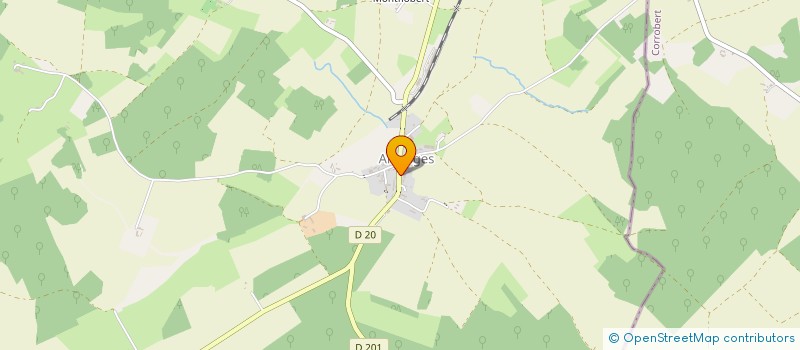 localisation de l'entreprise MONSIEUR GAYLORD VALLIER  MONTLEVON