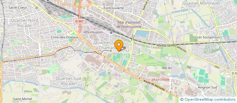 localisation de l'entreprise MONSIEUR GAYTHAN TELGHEMTI  AVIGNON