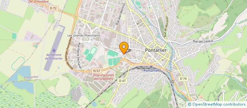 localisation de l'entreprise MONSIEUR GAZMEND SYLEJMANI à PONTARLIER