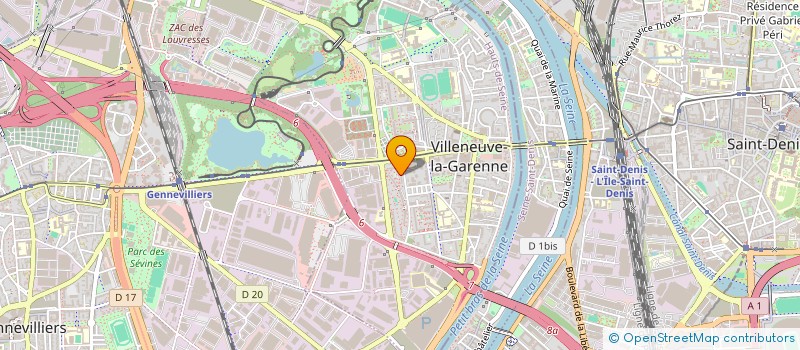 localisation de l'entreprise MONSIEUR GBANDAGBA NDANI à VILLENEUVE-LA-GARENNE