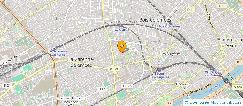 localisation de l'entreprise MONSIEUR GBEDOSSESSI KOULIDJI à BOIS-COLOMBES