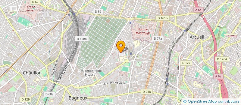 localisation de l'entreprise MONSIEUR GBELEY KALOU à BAGNEUX