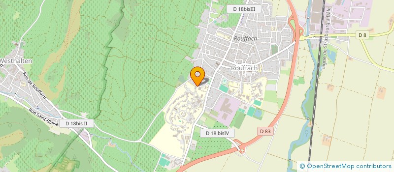 localisation de l'entreprise MONSIEUR GBENAKPON NOBIME  ROUFFACH