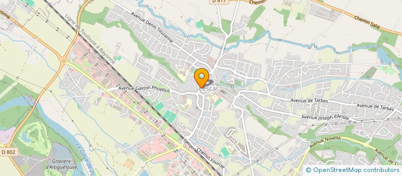 localisation de l'entreprise MONSIEUR GBENAKPON RODRIGUE  LESCAR