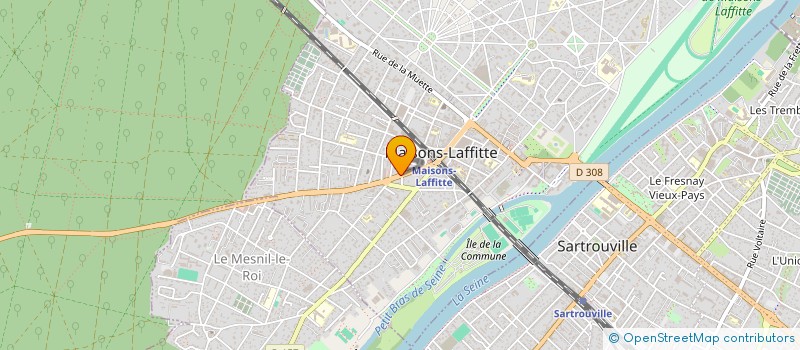 localisation de l'entreprise MONSIEUR GBETOGO YEHOUENOU  MAISONS-LAFFITTE