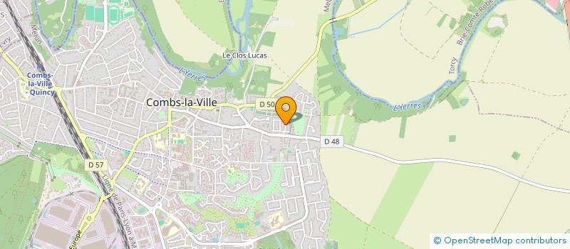 localisation de l'entreprise MONSIEUR GBEWANOU CAPO-CHICHI  COMBS-LA-VILLE