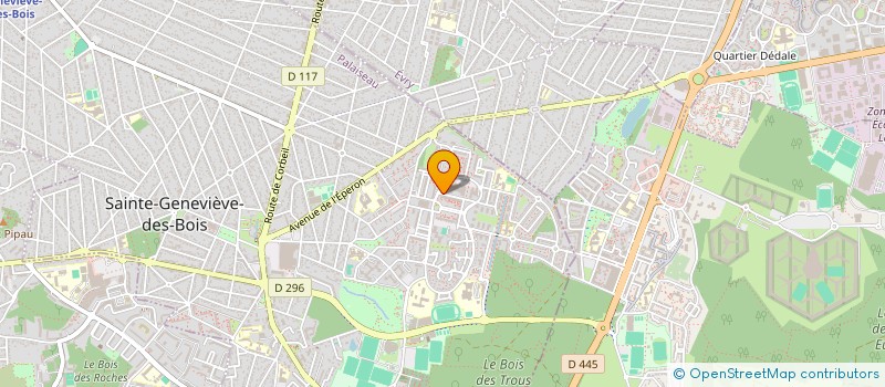 localisation de l'entreprise MONSIEUR GBOAZO GBOBOUO  SAINTE-GENEVIEVE-DES-BOIS