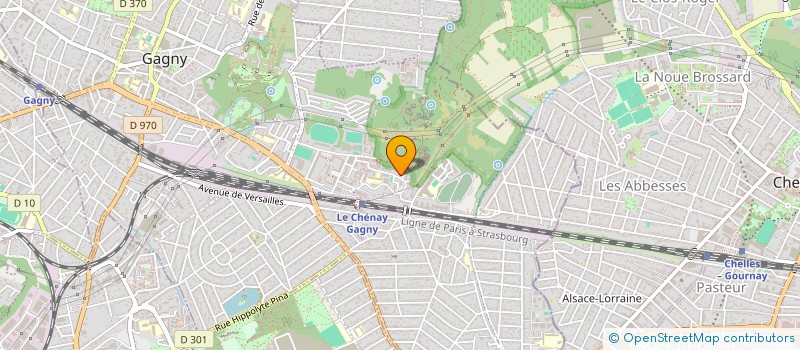 localisation de l'entreprise MONSIEUR GEAMEL MAHDJOUB  GAGNY