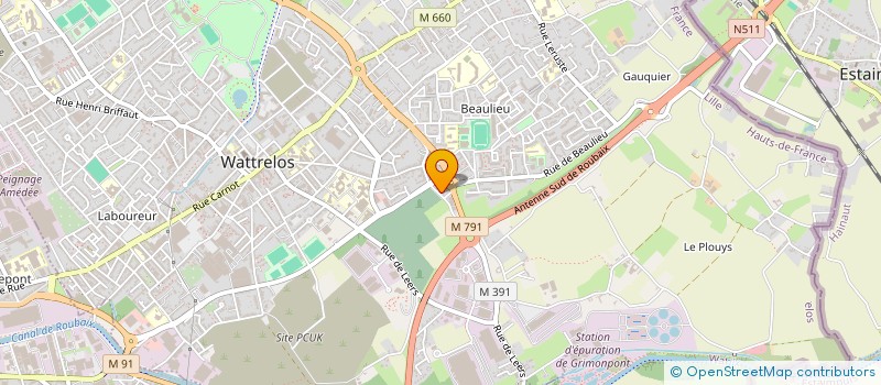 localisation de l'entreprise MONSIEUR GEBRIL BENHEMIMED  WATTRELOS