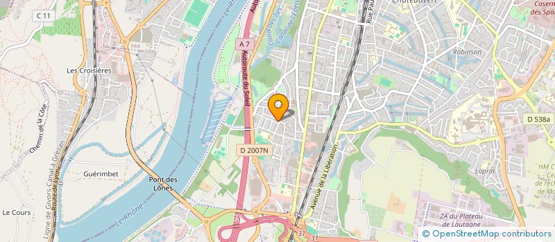 localisation de l'entreprise MONSIEUR GEBRIL EL BOUCHTI  VALENCE