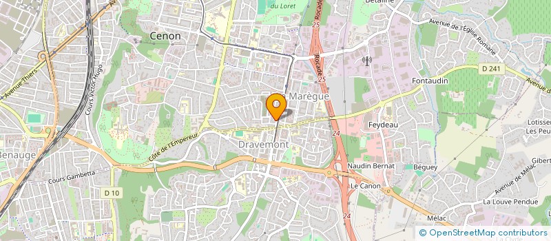 localisation de l'entreprise MONSIEUR GEBRIL OTMANI  CENON