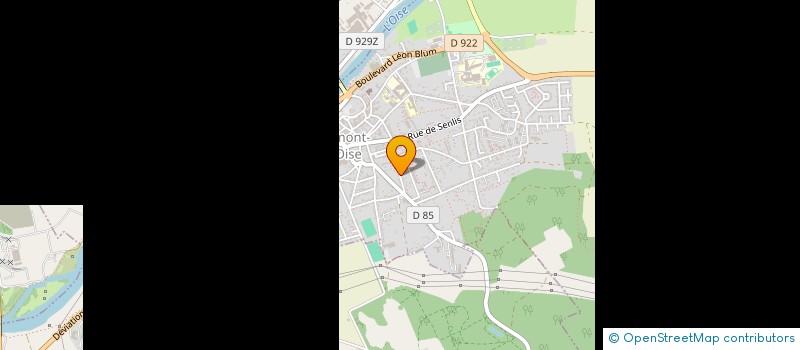 localisation de l'entreprise MONSIEUR GEDEON KOUIKILA  BEAUMONT-SUR-OISE