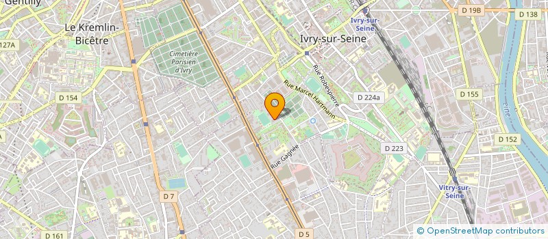 localisation de l'entreprise MONSIEUR GEDEON MAILLARD  IVRY-SUR-SEINE