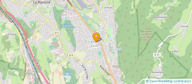 localisation de l'entreprise MONSIEUR GEDIK DUVEK à CHALLES-LES-EAUX