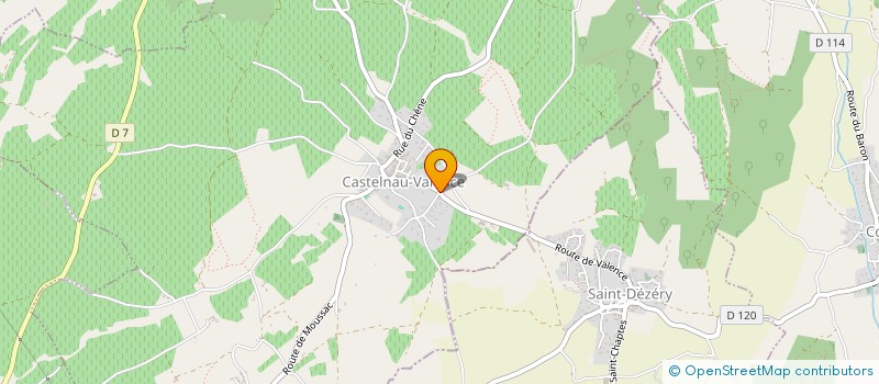 localisation de l'entreprise MONSIEUR GEERT CUYPERS  CASTELNAU-VALENCE