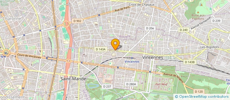 localisation de l'entreprise MONSIEUR GEFERSON DORNELES SEVERO à MONTREUIL