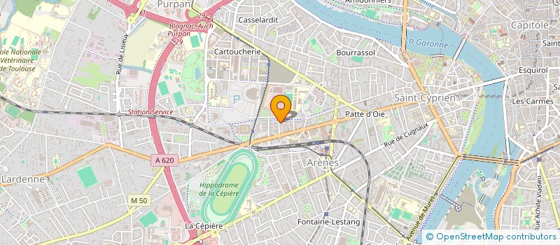 localisation de l'entreprise MONSIEUR GEFFIL RIVAS  TOULOUSE