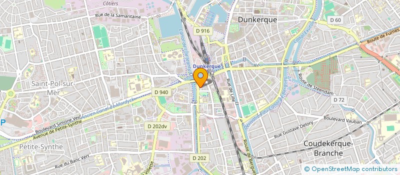 localisation de l'entreprise MONSIEUR GEFFRY BAUDUIN à DUNKERQUE